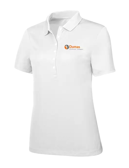 Callaway Womens Ottoman Bright White Polo w/Dumas Logo