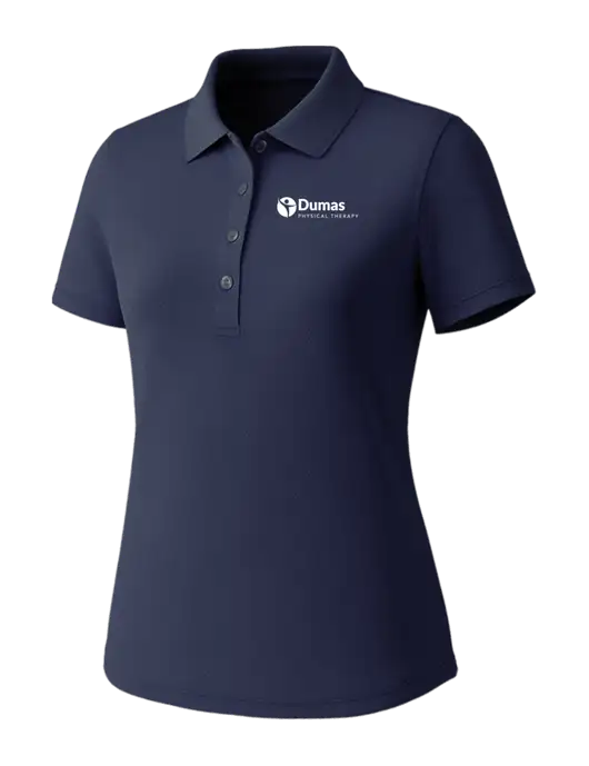 Callaway Womens Core Navy Performance Polo w/Dumas Logo