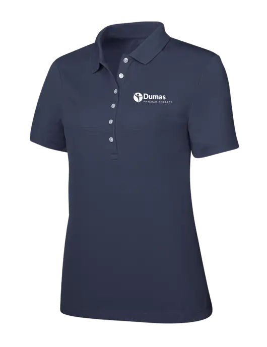 Callaway Womens Ottoman Navy Polo w/Dumas Logo