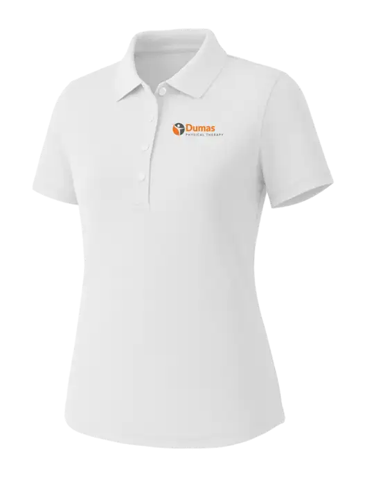 Callaway Womens Core Bright White Performance Polo w/Dumas Logo