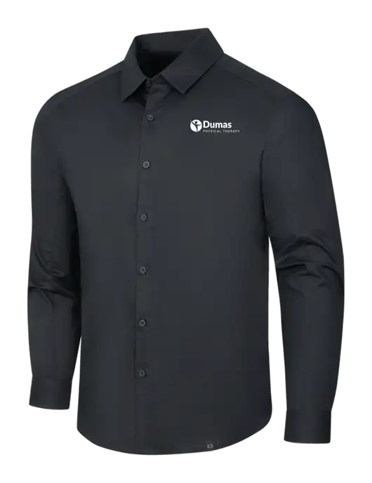 OGIO Black Commuter Woven Shirt w/Dumas Logo
