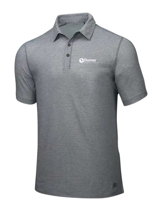 OGIO Medium Grey ONYX Polo w/Dumas Logo