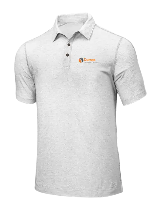 OGIO White ONYX Polo w/Dumas Logo