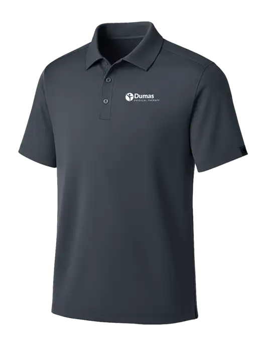 OGIO Dark Grey Framework Polo w/Dumas Logo