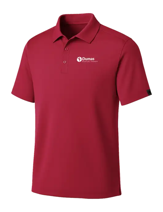 OGIO Red Framework Polo w/Dumas Logo