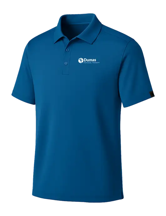 OGIO Royal Blue Framework Polo w/Dumas Logo
