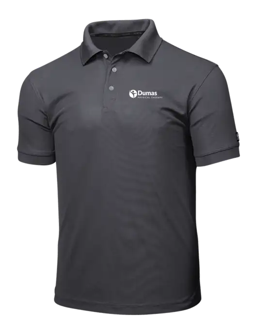 OGIO Charcoal Grey Caliber 2.0 Polo w/Dumas Logo