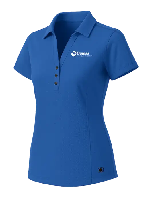 OGIO Womens Royal Blue ONYX Polo w/Dumas Logo
