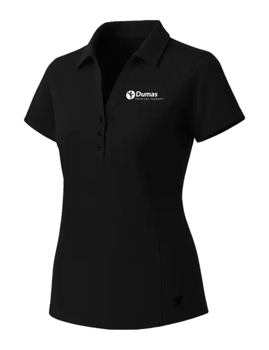 OGIO Womens Blacktop ONYX Polo w/Dumas Logo