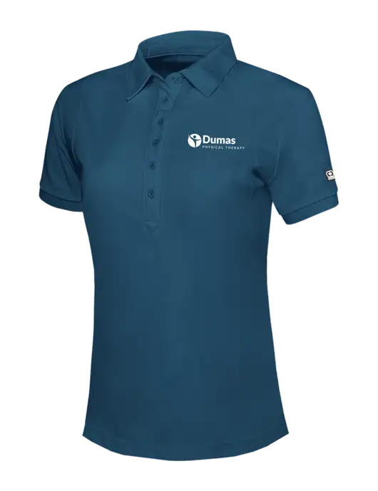 OGIO Womens Light Navy Jewel Polo w/Dumas Logo