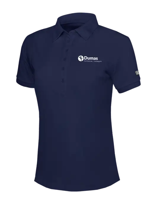 OGIO Womens Navy Jewel Polo w/Dumas Logo