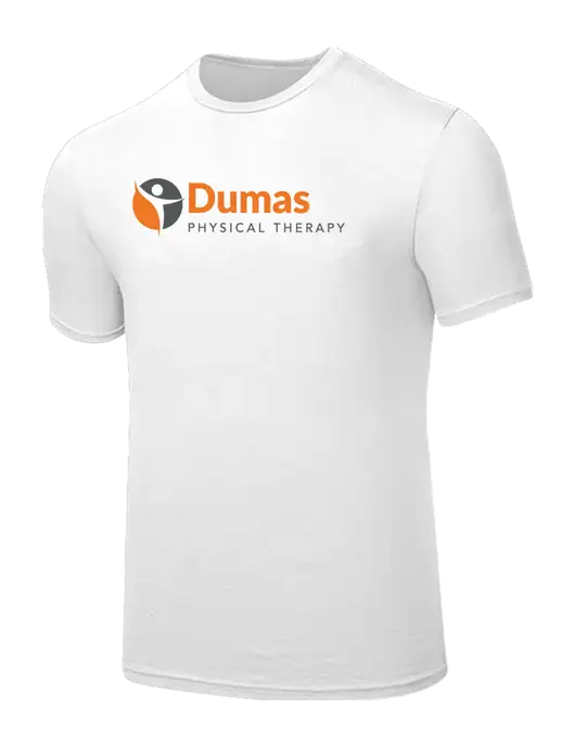 Seriously Soft White T-Shirt w/Dumas Logo