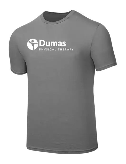 Seriously Soft Medium Grey T-Shirt w/Dumas Logo