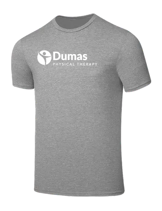 Seriously Soft Light Heather Grey T-Shirt w/Dumas Logo