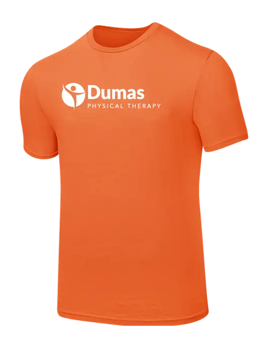 Seriously Soft Orange T-Shirt w/Dumas Logo