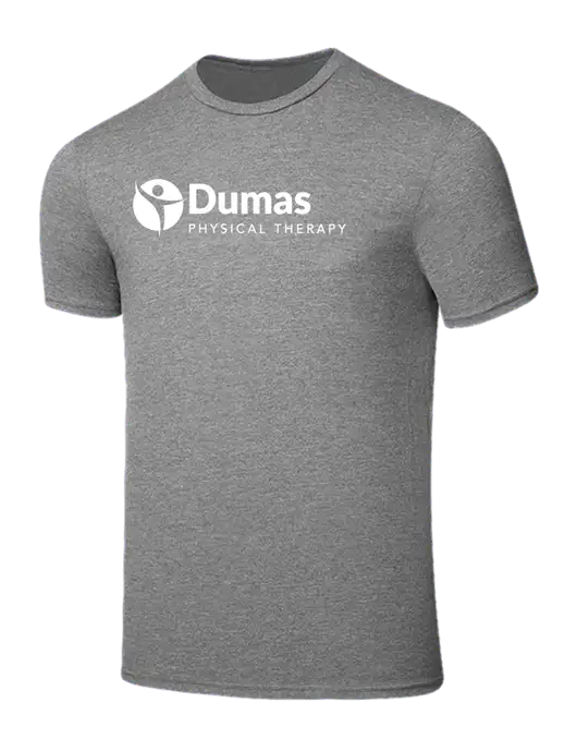 Seriously Soft Grey Frost T-Shirt w/Dumas Logo
