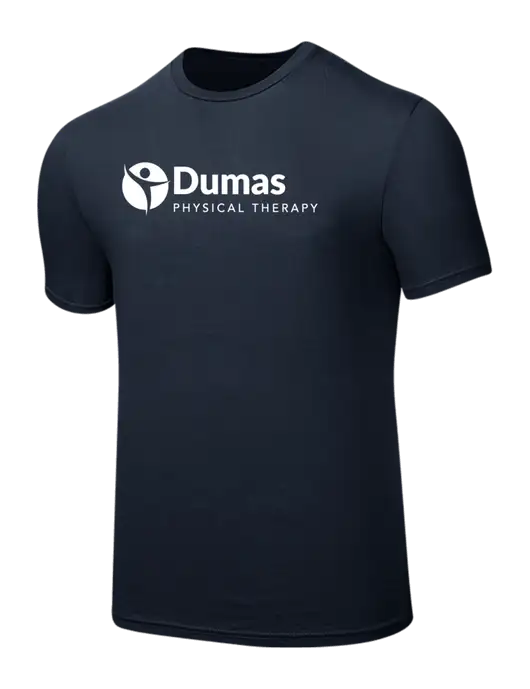Seriously Soft Navy T-Shirt w/Dumas Logo