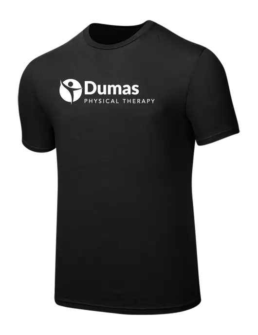 Seriously Soft Black T-Shirt w/Dumas Logo