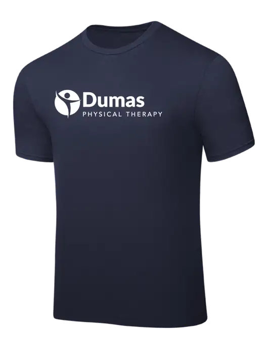 Navy PosiCharge Competitor Tee w/Dumas Logo