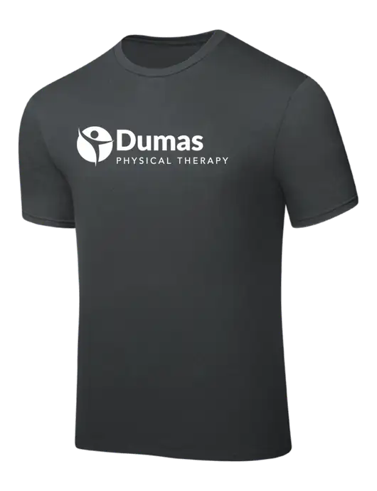 Dark Grey PosiCharge Competitor Tee w/Dumas Logo