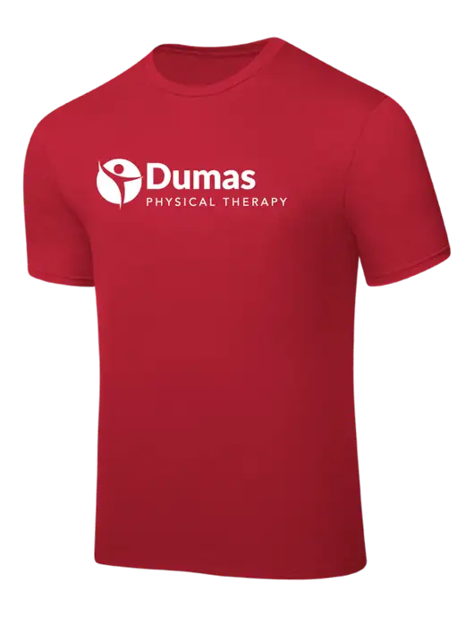 Red PosiCharge Competitor Tee w/Dumas Logo