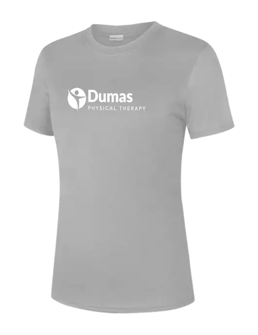  Womens Light Grey PosiCharge Competitor Tee w/Dumas Logo