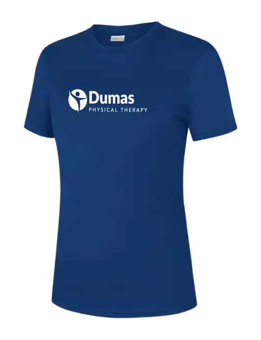 Womens Royal PosiCharge Competitor Tee w/Dumas Logo