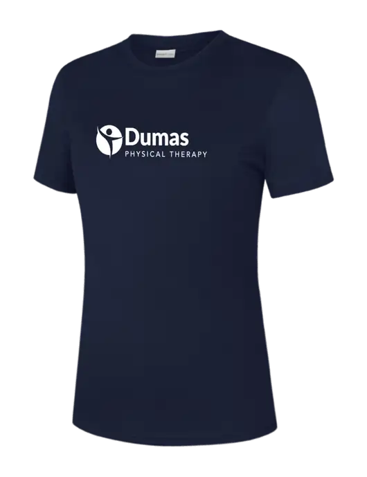 Womens Navy PosiCharge Competitor Tee w/Dumas Logo