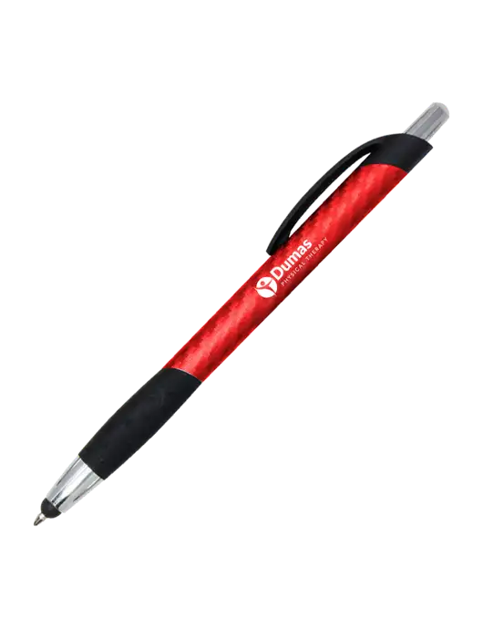 Sunray Red Stylus Pen - Black Ink w/Dumas Logo