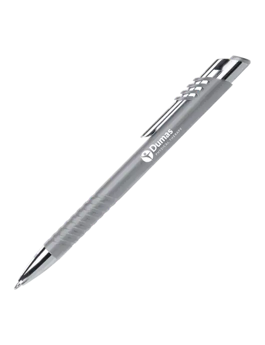 Schirhart Grey Pen - Black Ink w/Dumas Logo