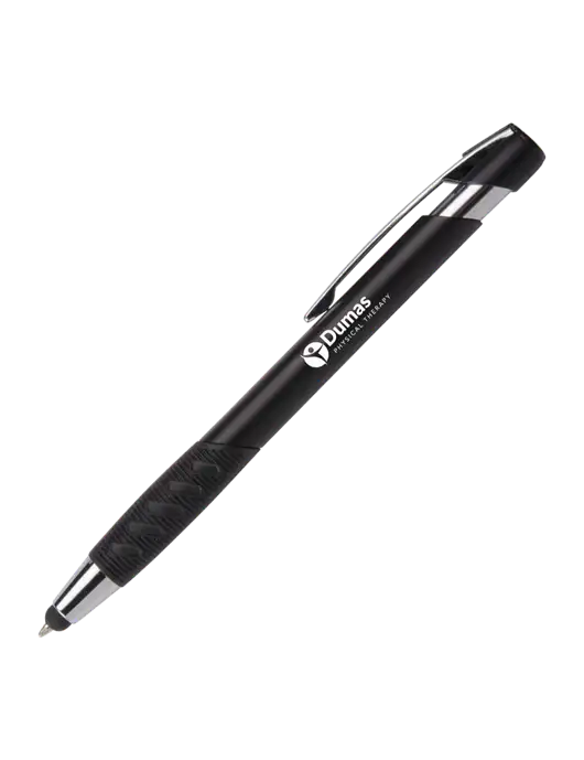 Alize Black Stylus Black Ink Pen w/Dumas Logo