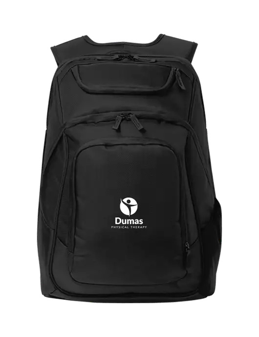Executive Black Laptop Backpack w/Dumas Logo