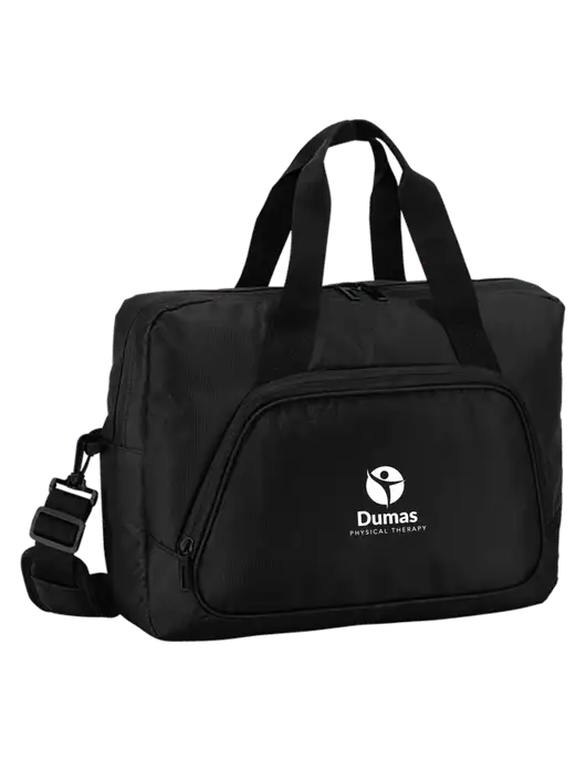 City Black Laptop Briefcase w/Dumas Logo