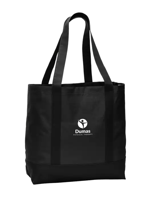 Carryall Black/Black Day Tote w/Dumas Logo