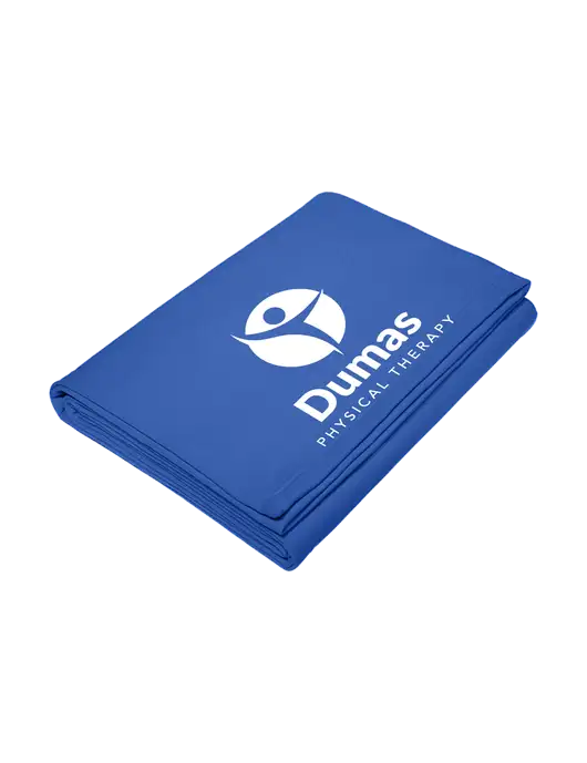 Core Royal Fleece Sweatshirt Blanket w/Dumas Logo