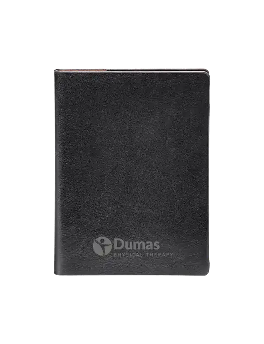 Fabrizio Black Rfid Passport Holder w/Dumas Logo