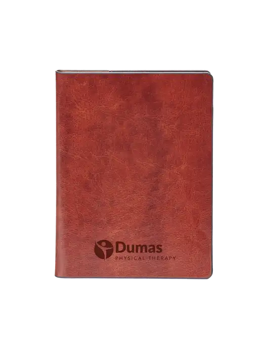 Fabrizio Brown Rfid Passport Holder w/Dumas Logo