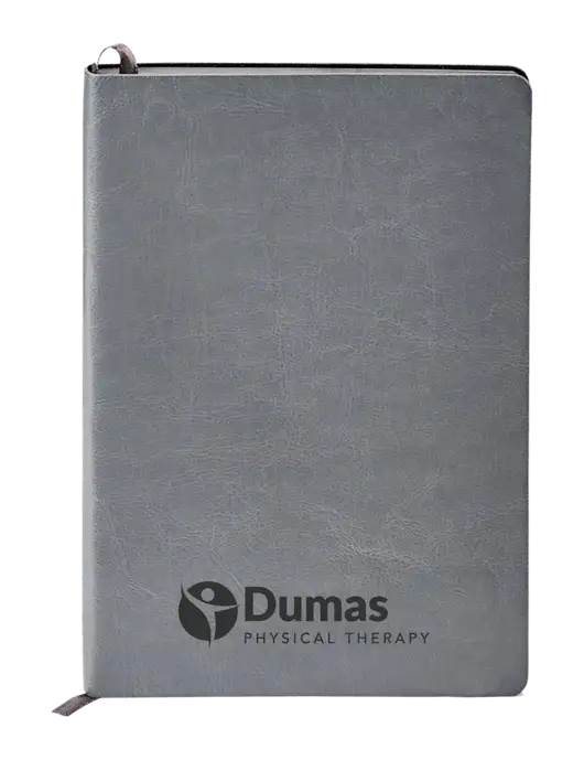 Fabrizio Grey Soft Cover 5.75 x 8.125 Journal w/Dumas Logo