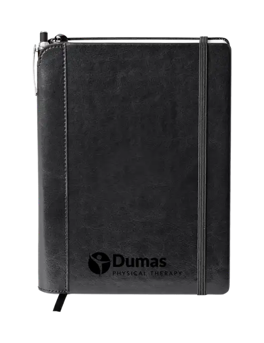 Fabrizio Black Journal 6.375 x 8.375 Combo w/Dumas Logo