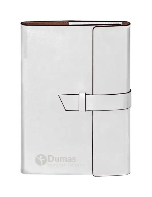 Fabrizio White 6.875 x 9.56 Portfolio w/Dumas Logo