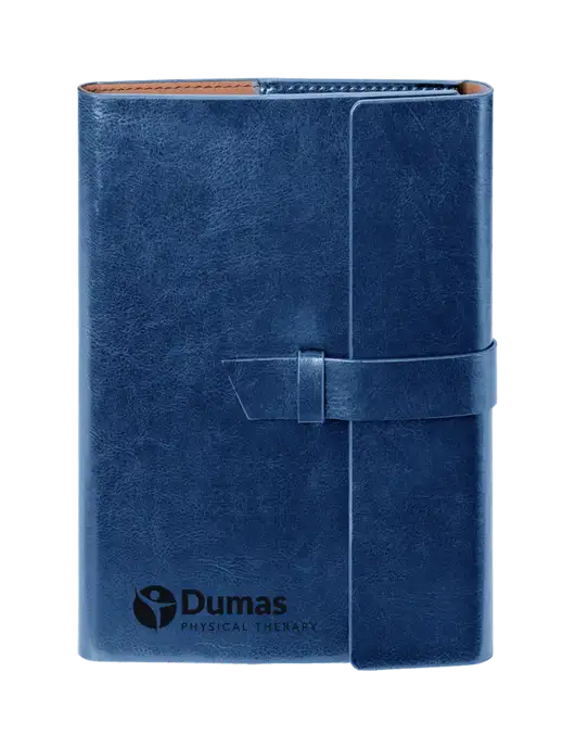 Fabrizio Blue 6.875 x 9.56 Portfolio w/Dumas Logo