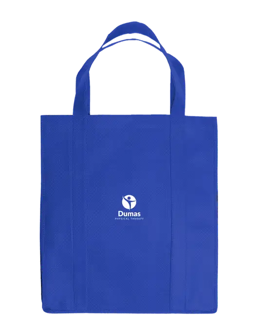 Eco Reusable Jumbo Royal Shopping Bag w/Dumas Logo
