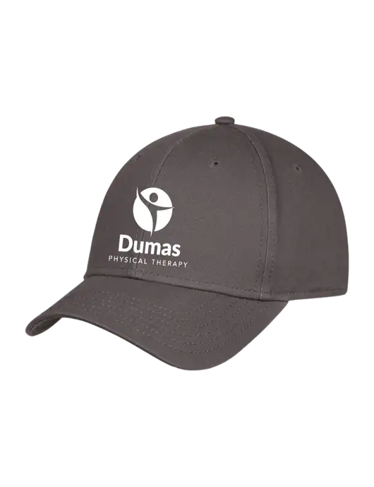Charcoal Structured Cap Hook & Loop w/Dumas Logo