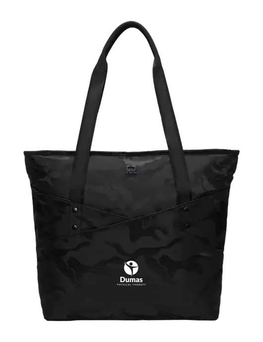 OGIO Black Camo Downtown Tote 
 w/Dumas Logo