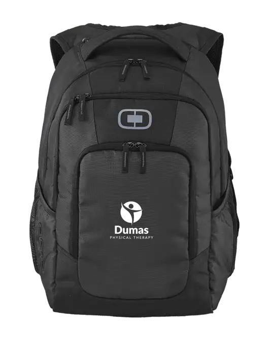 OGIO Diesel Grey Logan Laptop Backpack
 w/Dumas Logo