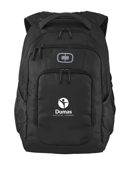 OGIO Black Logan Laptop Backpack
 w/Dumas Logo