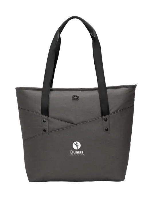 OGIO Tarmac Heather Downtown Tote 
 w/Dumas Logo