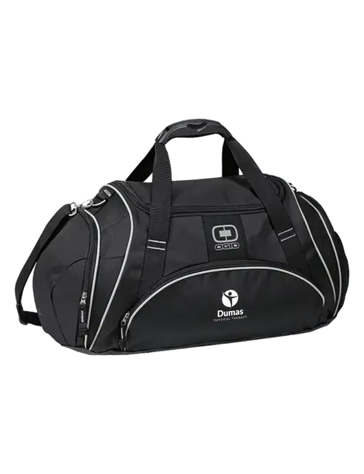 OGIO Black Crunch Duffel
 w/Dumas Logo