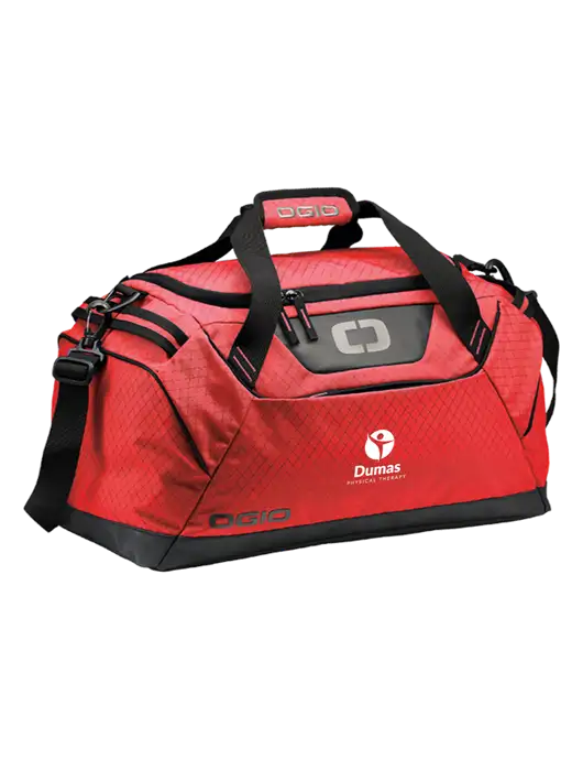 OGIO Red Catalyst Duffle
 w/Dumas Logo