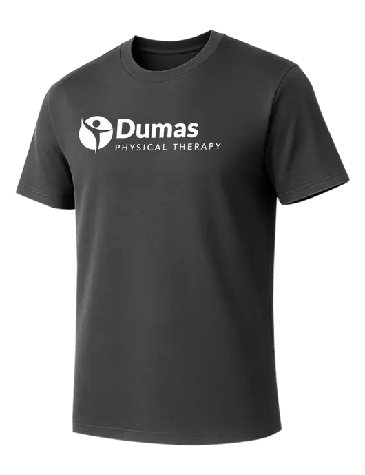 Allmade Charcoal Grey Organic Cotton Tee w/Dumas Logo